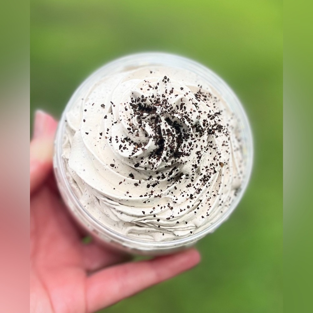 Handcrafted Whipped Soap Sugar Scrub Dark Roast Coffee - Picture 1 of 3